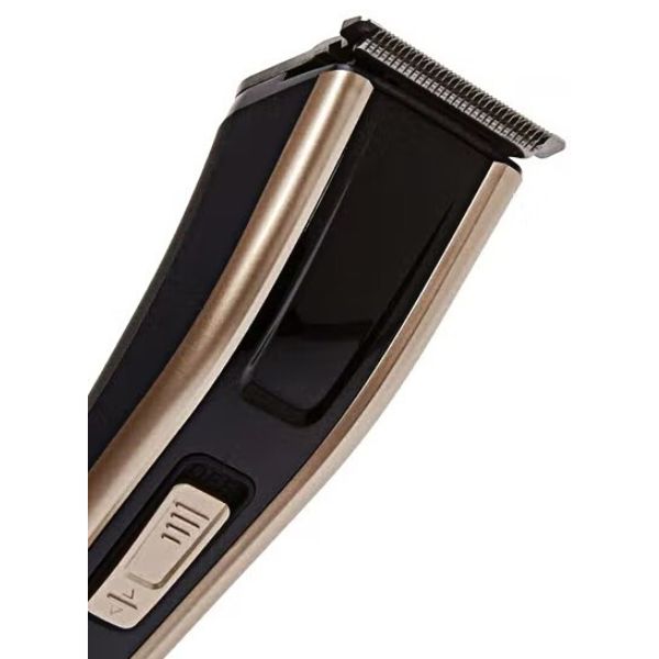 Krypton Rechargeable Hair Trimmer, Black and Gold - KNTR6108