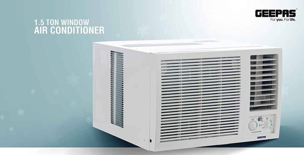 Geepas 1.5 Ton WallMounted Window AC, White GACW1878TCU PLUGnPOINT