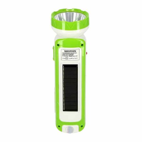 Krypton 12 Pcs High Power LED Rechargeable Solar LED Torch With Lantern - KNFL5093