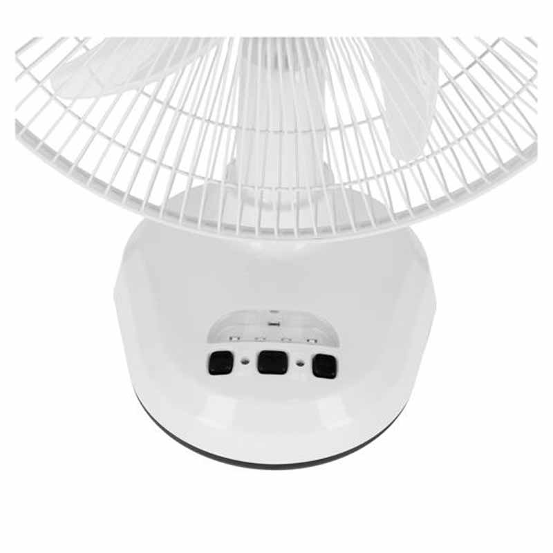 Krypton 12-Inch Table Fan with LED - 2 Speed Settings - KNF6065