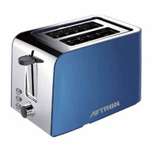 Aftron Plastic Toaster 2 Slices, Blue - AFT225N