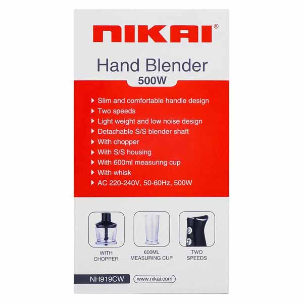 Nikai Hand Mixer 800W - NH919CW