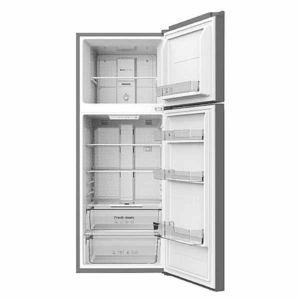 Nikai Refrigerator Double Door, Silver - NRF510FSS9