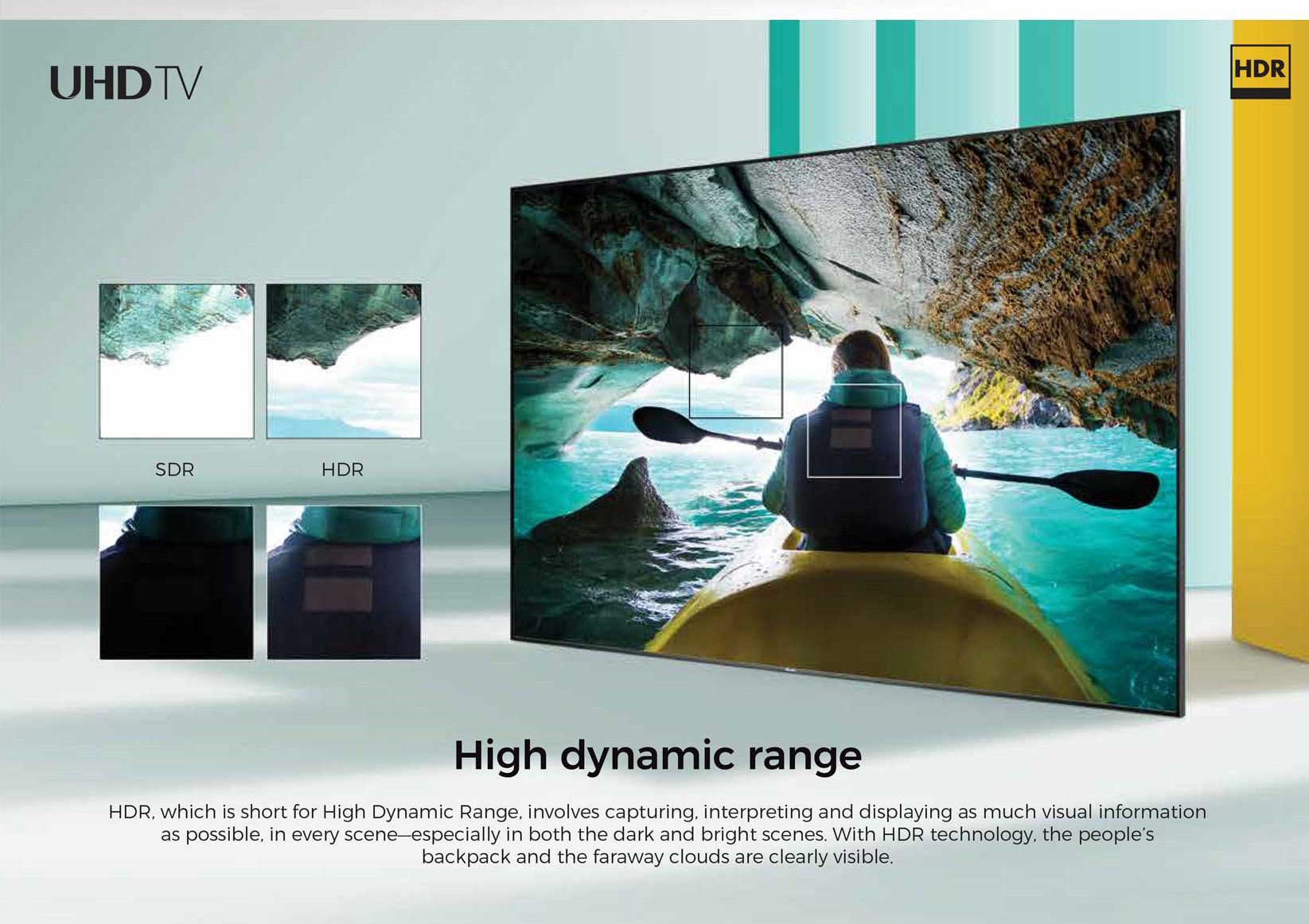 Hisense A6 Series 70-Inch 4K UHD Smart TV, Black - 70A61H