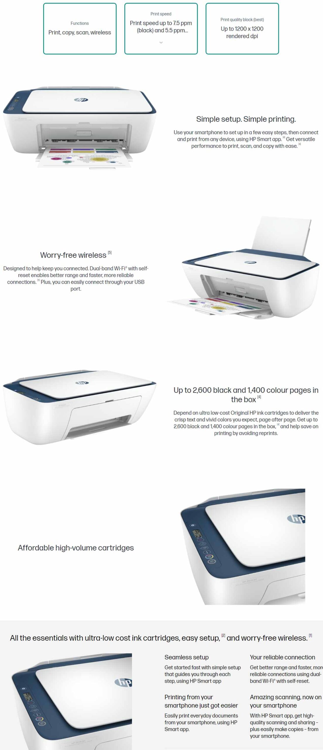HP DeskJet Ink Advantage Ultra 4828 All-in-One Printer - 25R76A