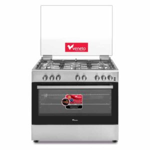 Veneto 5 Gas Burners Cooker | gas cooker 90x60