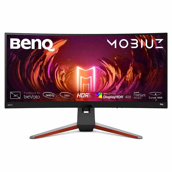 BenQ MOBIUZ 1ms 144Hz Ultrawide 34-inch Curved Gaming Monitor - EX3415R