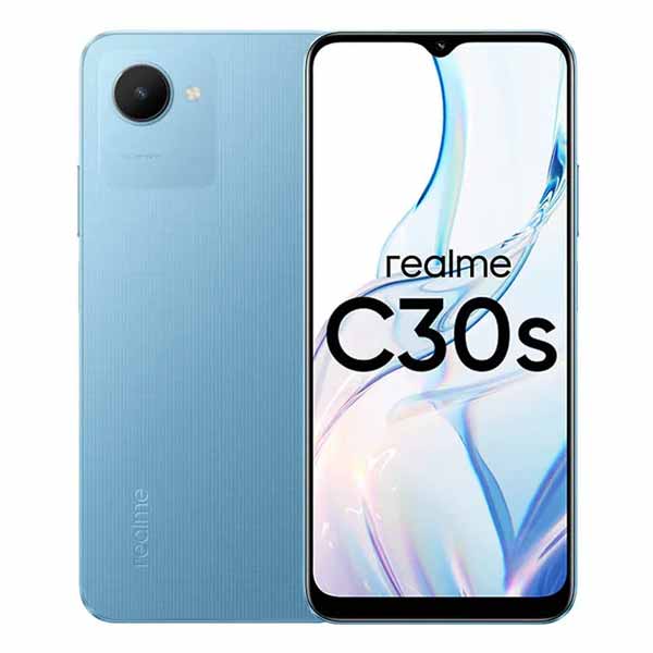 Realme C30s Dual SIM 4GB Ram 64GB 4G, Middle East Version, Stripe Blue - RMX3690