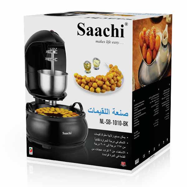 Saachi Sweet Ball Dumplings Maker with Stainless Steel Dough Tank, Red - NL-SB-1010