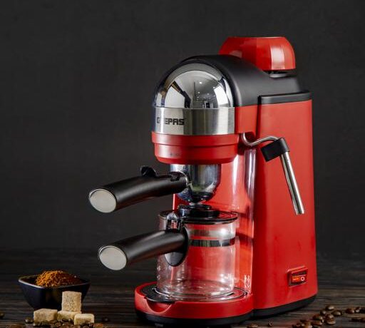 Geepas Espresso Coffee Maker, 0.24L Capacity, SS Filter - GCM41513