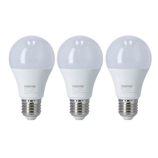 Geepas 3Pcs Energy Saving LED Bulb 10W - GESL3140