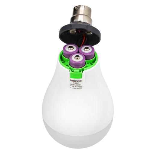 Geepas Rechargeable LED Bulb, Energy Saving,18W - GESL55094