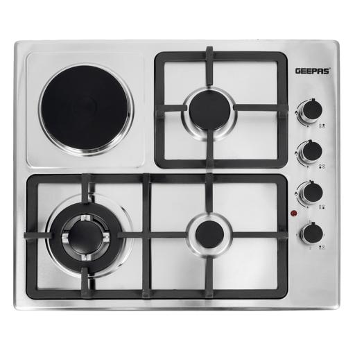 Stainless Steel Built-in Gas & Electric Hot Plate Hob - GGC31034