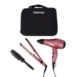Geepas GHF86054 | 4 in 1 Hair Dressing Set