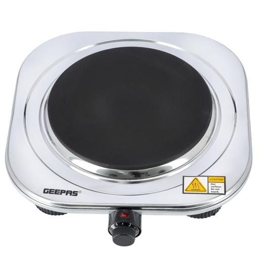 Geepas Stainless Steel Single Hot Plate, Indicator Light - GHP32023