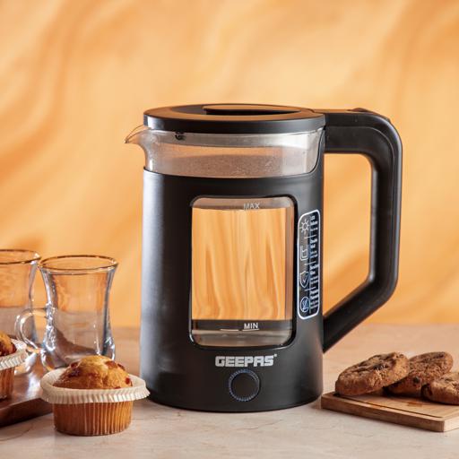 Geepas GK38049 | Double Layer Glass Kettle 