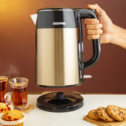 Geepas GK38052 |  Double Layer Electric Kettle