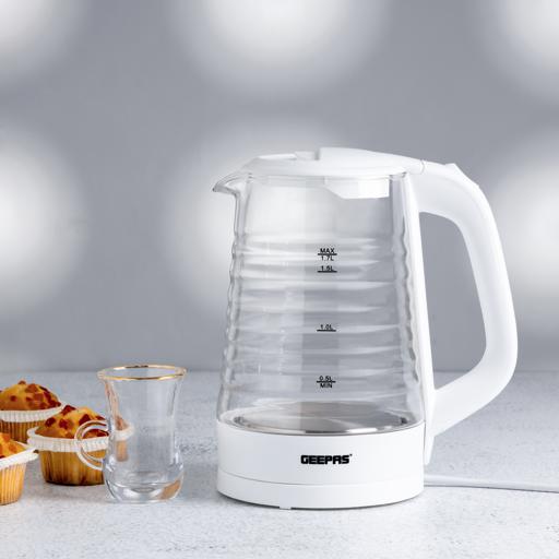 Geepas Electric Glass Kettle 1.7L - GK9902