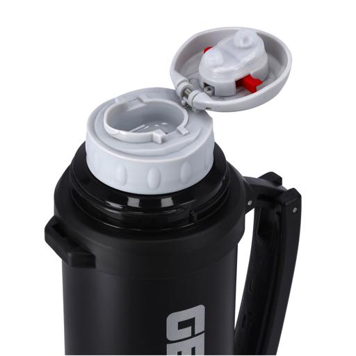 Geepas Stainless Steel Vacuum Bottle Keep Hot & Cold Antibacterial Topper, 1L - GSVF4117