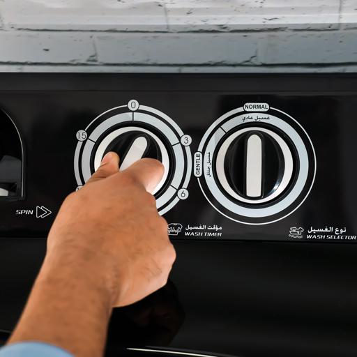 Geepas GSWM18012 | Twin Tub Semi-Automatic Washing Machine