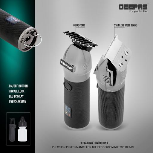 Geepas GTR56028 | Rechargeable Hair Clipper 