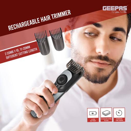 Geepas GTR56042 |  Rechargeable Hair Trimmer