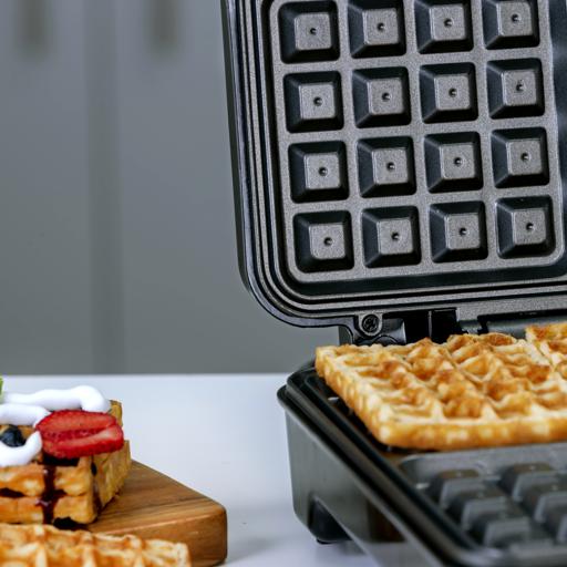 Geepas Electric Waffle Maker 1100W, 4-Slice Non-Stick - GWM5417