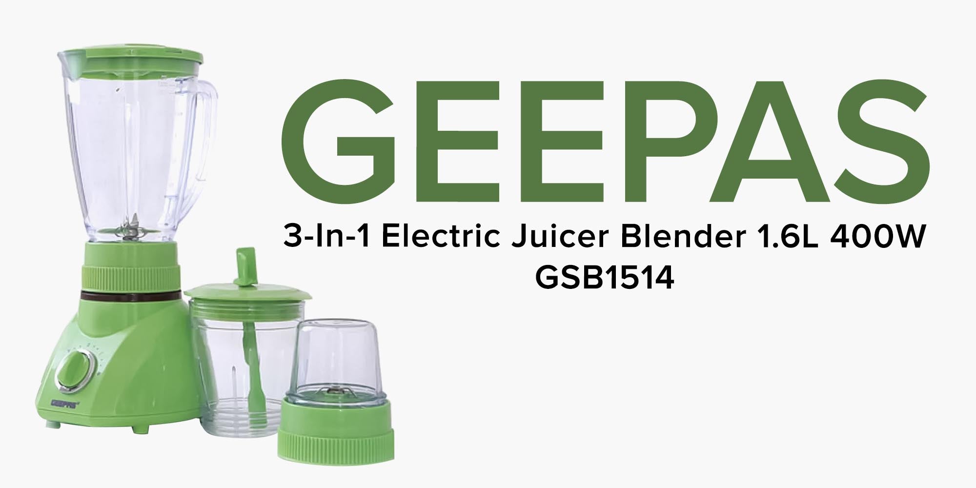 Geepas GSB1514  | 3-in-1 Blender