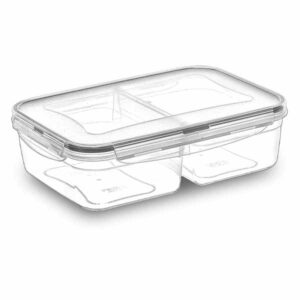 Irak Plastik Fresh Box With 2 Compartments - LC-525