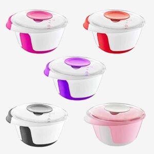 Irak Plastik Trendy with Cover Mixer Container, Double Colored, 2.5 Ltr - DC-370