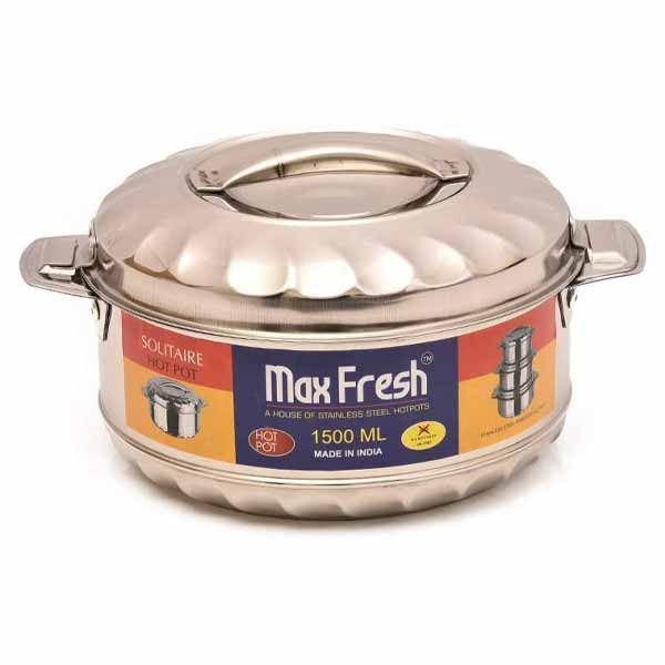 Max Fresh Hot Pot Stainless Steel 1500ml - AA-001500