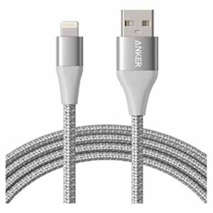 Anker Powerline+ II with Lightning Connector 3ft Rso C89, Silver - A8452h43