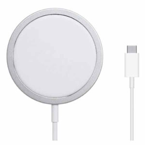 Riversong PowerFlux Magnetic Wireless Charger 1.2M 15W Fast Charger, Silver - POWERFLUX-AD87