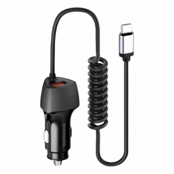 Riversong Safari C3 Car Charger with Type-C Cable - SAFARIC3-CC38-T
