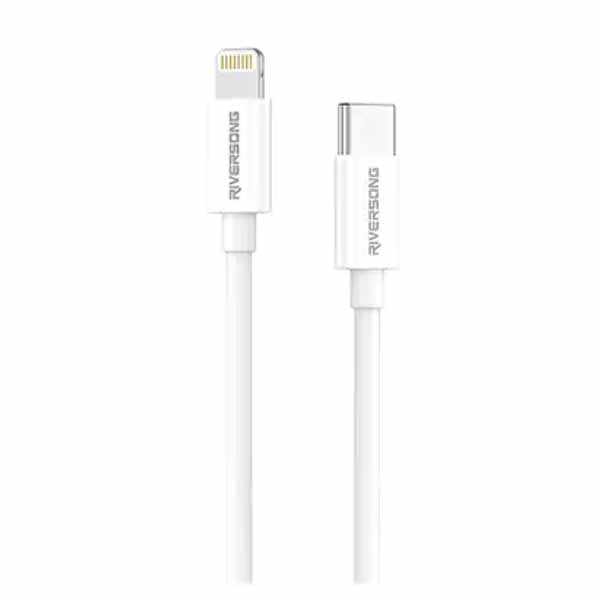 Riversong USB-C to Lightning Cable, Grey - LOTUS8-CL76