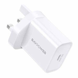 RavPower PD Pioneer 20W Wall Charger, White - PC147.WT