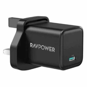 RavPower 20W PD Fast Charger, Black - PC167