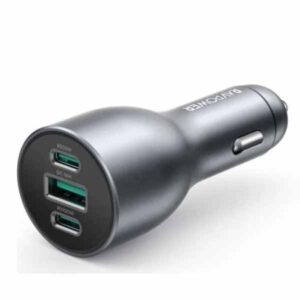 RavPower PD100W 3-Port Car Charger Global Version, Grey - VC1011
