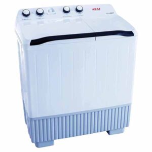 Akai Twin Tub Washing Machine, 7 Kg Capacity, White - WMMA-X012TT