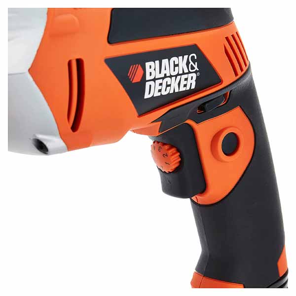 Black+Decker Hammer Drill, 710W,13mm - KR703K-AE