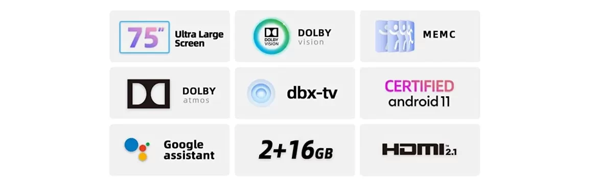 CHiQ U85F8T | LED Smart TV HD 85-Inch 