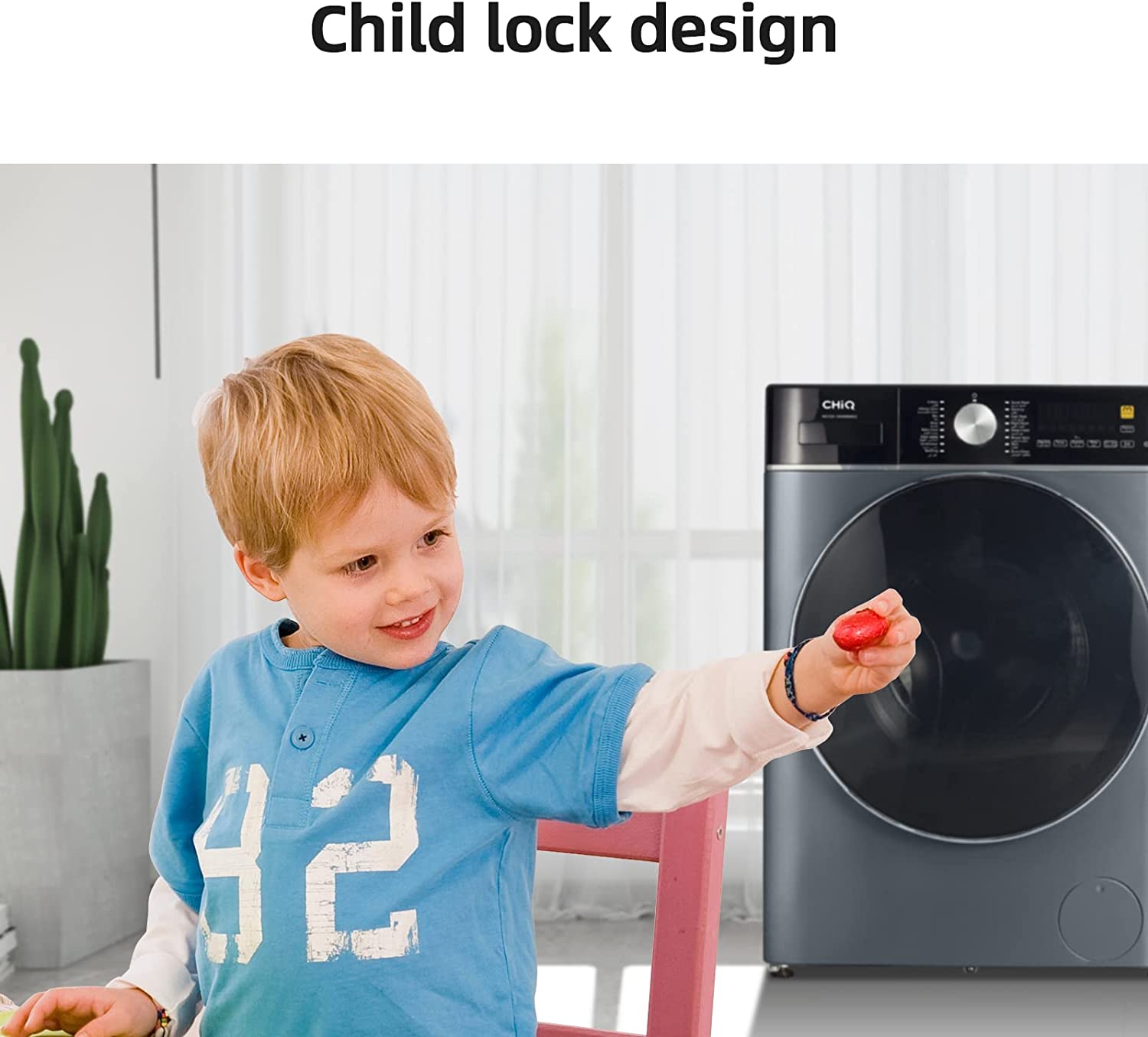 CHiQ CG100-14596BS | Front Load Washing Machine