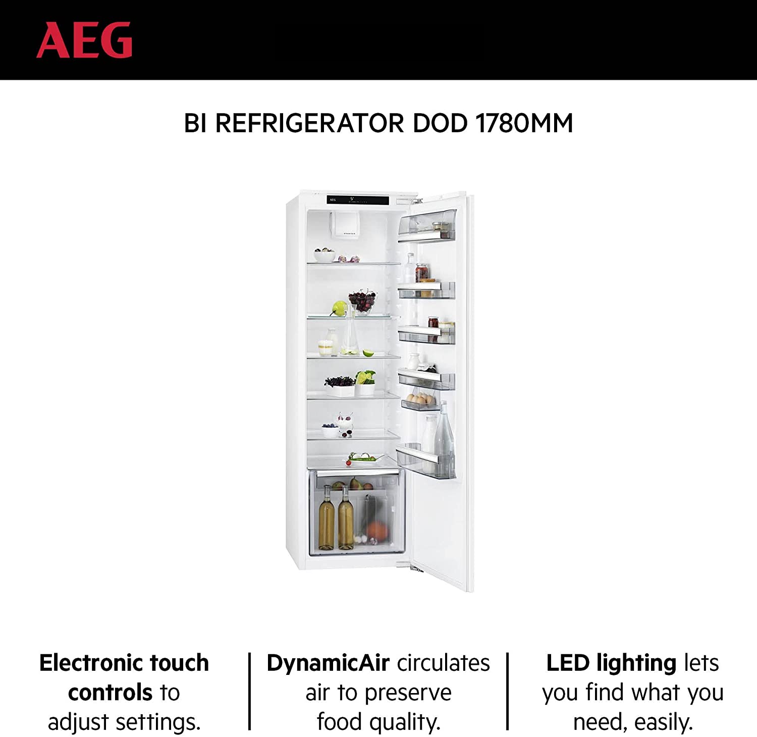 AEG SKE81811DC | Built-In Refrigerator 
