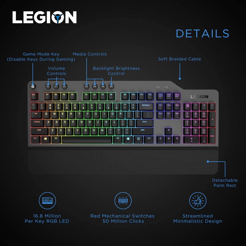 Lenovo GY40T26478 | Mechanical Gaming Keyboard 