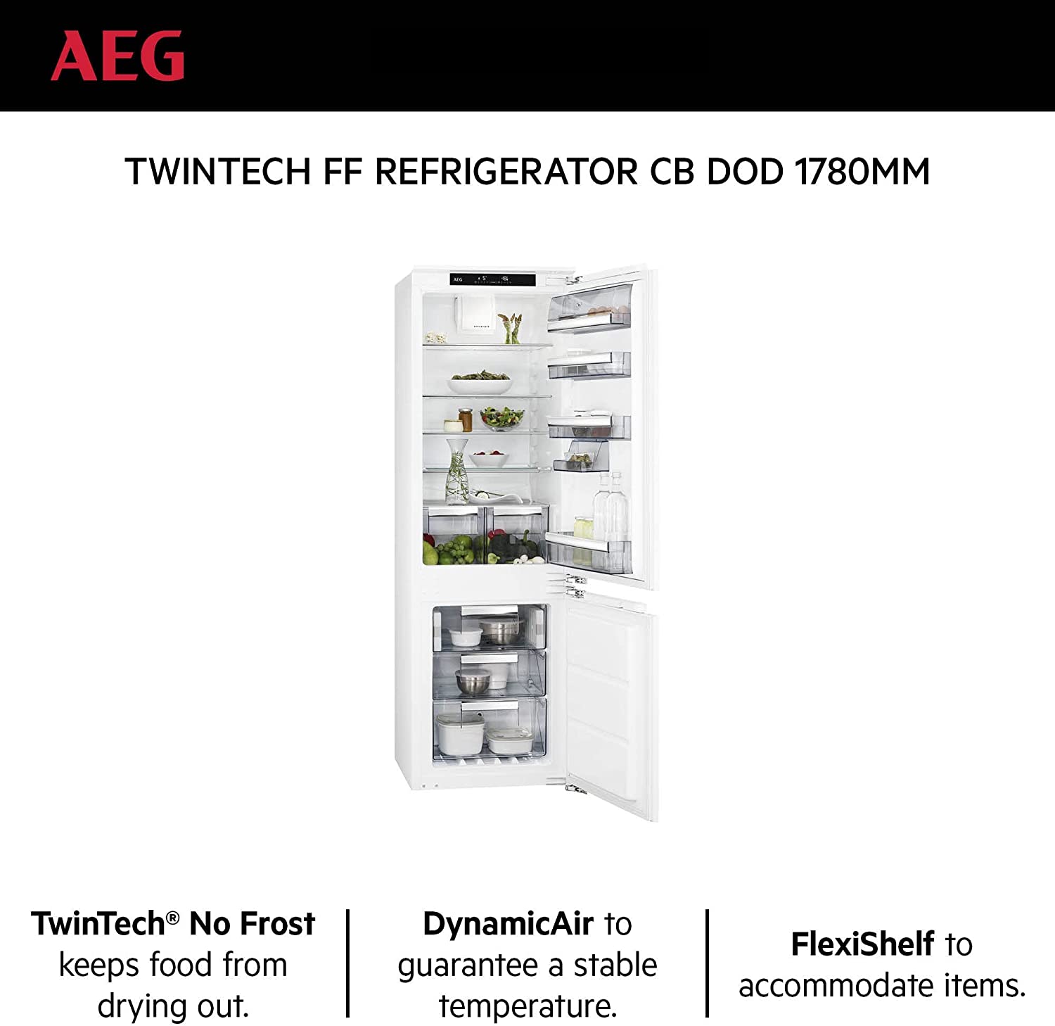 AEG SCE81816TC | Built-In Refrigerator 