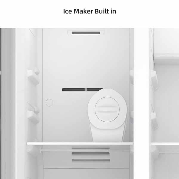 CHiQ Side by Side Refrigerator, 730L, Convenient Storage, 3D Air Circulation - CSS730NPIK1