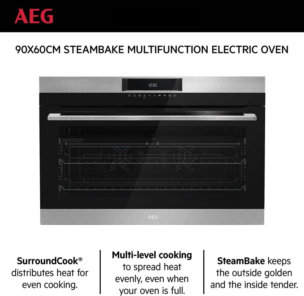 AEG BEK722910M BuiltIn Electric Oven PLUGnPOINT