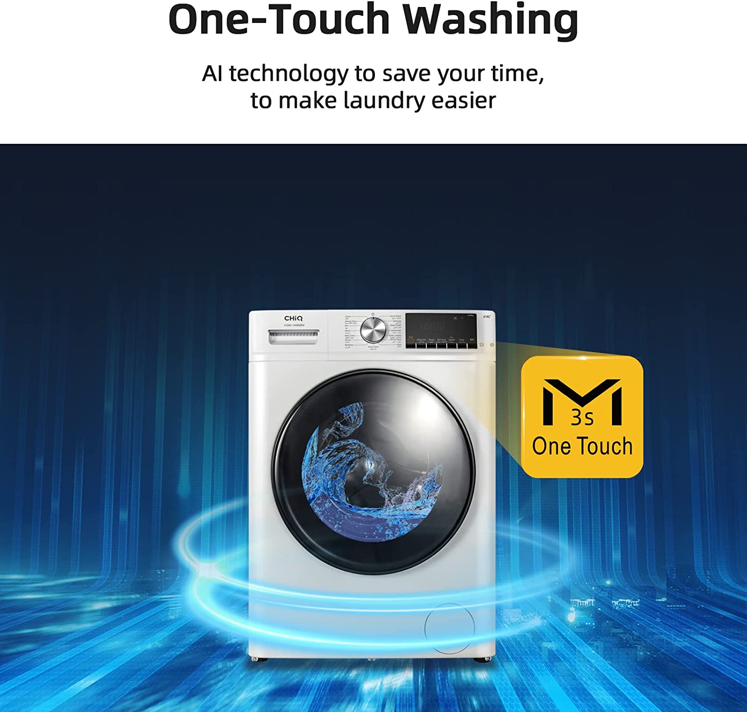 ChiQ CG80-14586BW |  Washing Machine