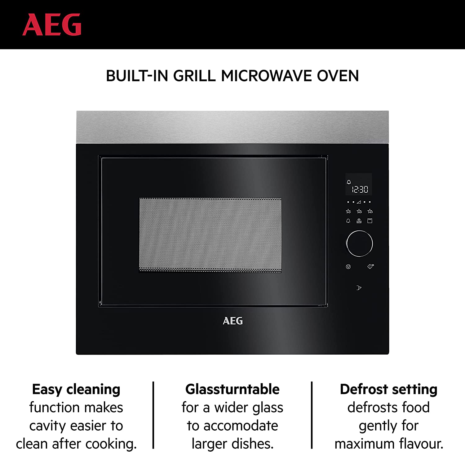 AEG MBE2658DEM | Built-In Microwave Oven 
