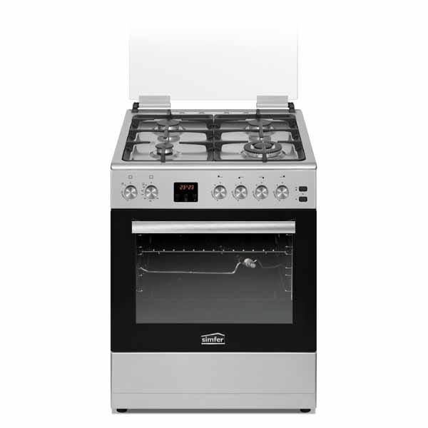 Simfer 60 X 60 Gas Cooker, Full Option with Self Cleaning - SMF6069GCH